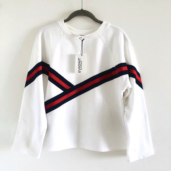 Evidnt Striped Detail Sweatshirt - Picture 4 of 8